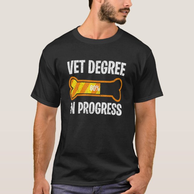 Camiseta Grado de veterinaria en curso V (Anverso)
