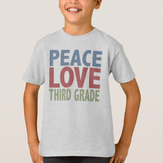 Camiseta Grado del amor de la paz tercer