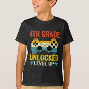 Camiseta Grado Desbloqueado Nivel Subido Videojuego Regreso