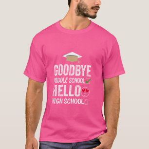 Camiseta Grado divertido de la escuela secundaria Hello Hig