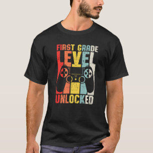 Camiseta Grado divertido primer nivel de videojugador desbl