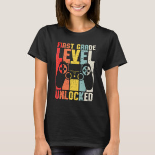 Camiseta Grado divertido primer nivel de videojugador desbl