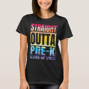 Camiseta Grado escolar 2025 en la escuela de pre-k