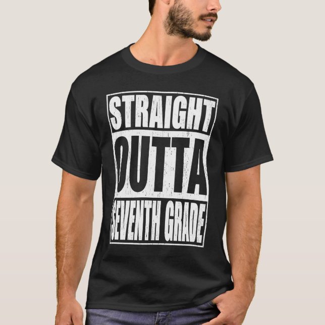 Camiseta Grado escolar de séptimo grado (Anverso)