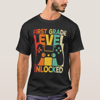 Camiseta Grado Funny Quinto Nivel Desbloqueado Primer Día D