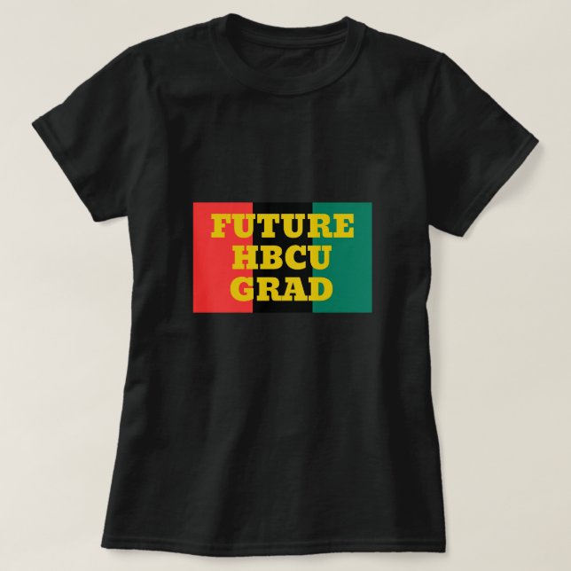 Camiseta Grado futuro de HBCU (Diseño del anverso)