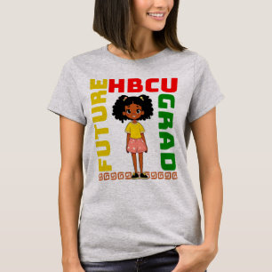 Camiseta Grado HBCU Chica de Colegio Negro histórico