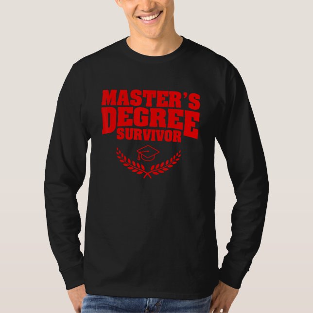 Camiseta Grado Máster de Guay para estudiantes masculinos d (Anverso)