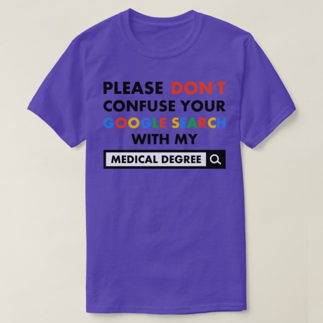 Camiseta Grado médico (Diseño del anverso)