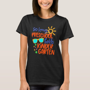 CAMISETA GRADO PREESCOLAR TAN LARGO HELLO KINDERGARTEN