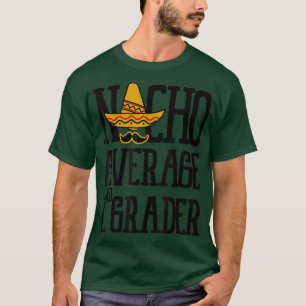 Camiseta Grado promedio de 2º grado Nacho de vuelta a la es