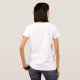 Camiseta Grado retro genial graduación simple blanco negro (Reverso completo)