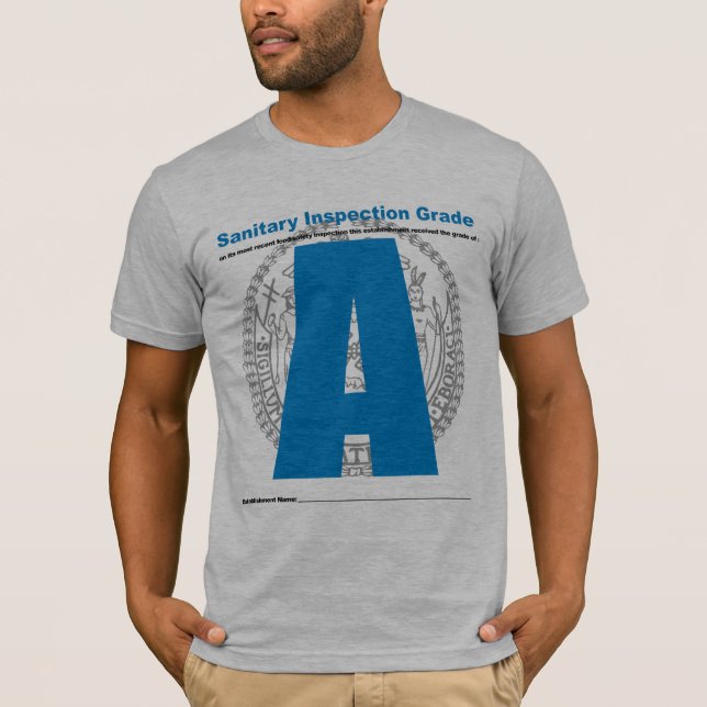 Camiseta Grado sanitario de la inspección (Anverso)