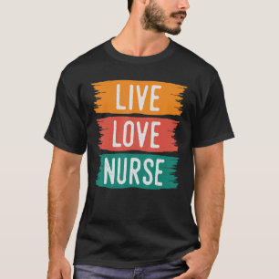 Camiseta Grados de Enfermería de amor Trabajadores de la sa