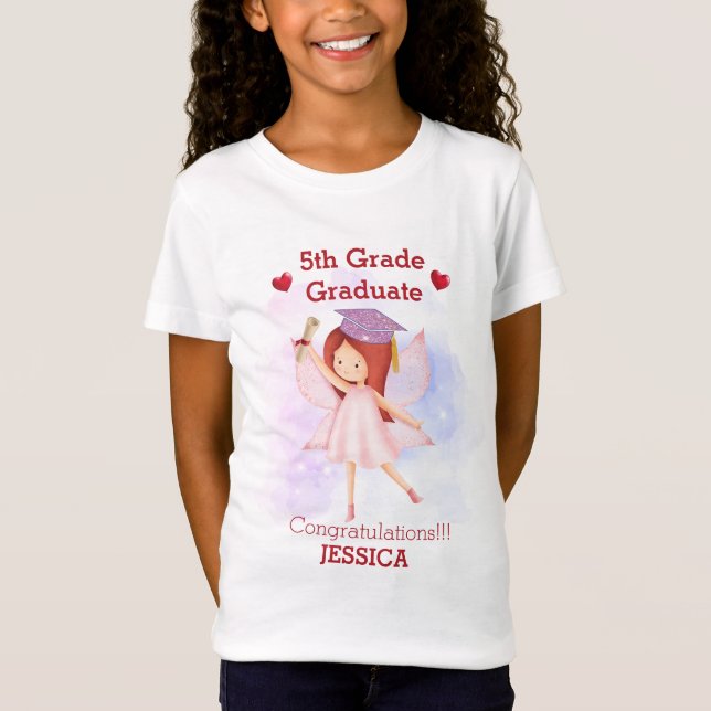 Camiseta Grados divertidos de quinto grado (Anverso)
