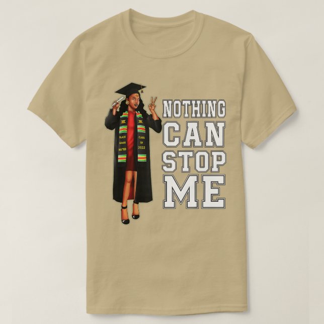 Camiseta Grados Negros Clase Superior de la Decora de Gradu (Diseño del anverso)