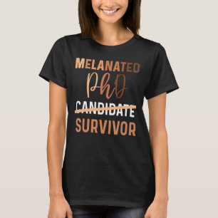 Camiseta Gradu, estudiante de doctorado de grado negro de s