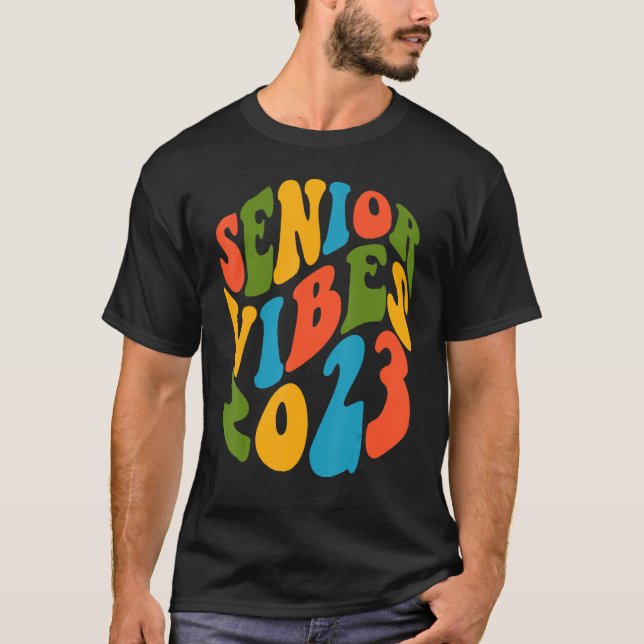 Camiseta Gradua de la escuela secundaria Vibes 2023 (Anverso)