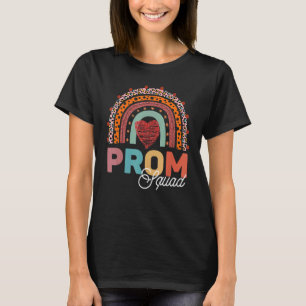 Camiseta Gradua Superior de Leopard Graphic Prom Squad 2022
