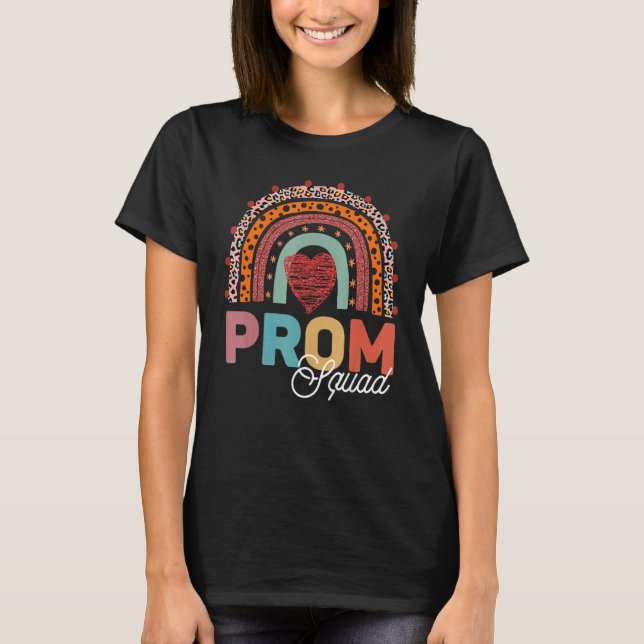 Camiseta Gradua Superior de Leopard Graphic Prom Squad 2022 (Anverso)