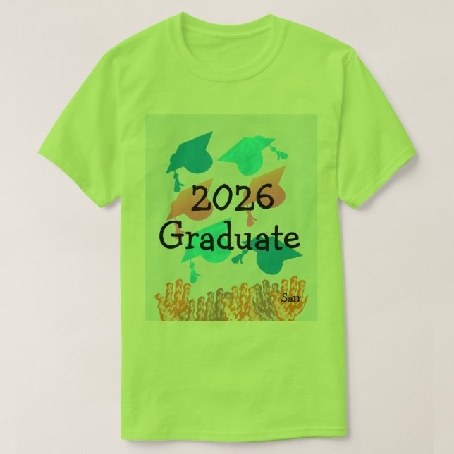 Camiseta  : Graduación (Diseño del anverso)