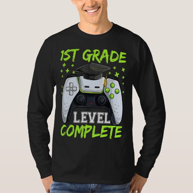 Camiseta Graduación 1º Primer Grado Graduado Completo (Anverso)