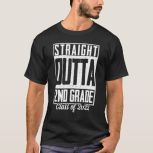 Camiseta Graduación 2022, De Segundo Grado, Directamente Po