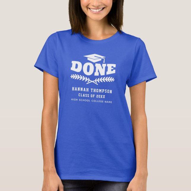 Camiseta Graduación 2023 Grado de bachillerato (Anverso)