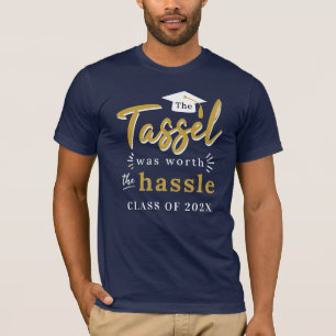 Camiseta Graduación 2024 Tassel Worth The Hassle Graduate