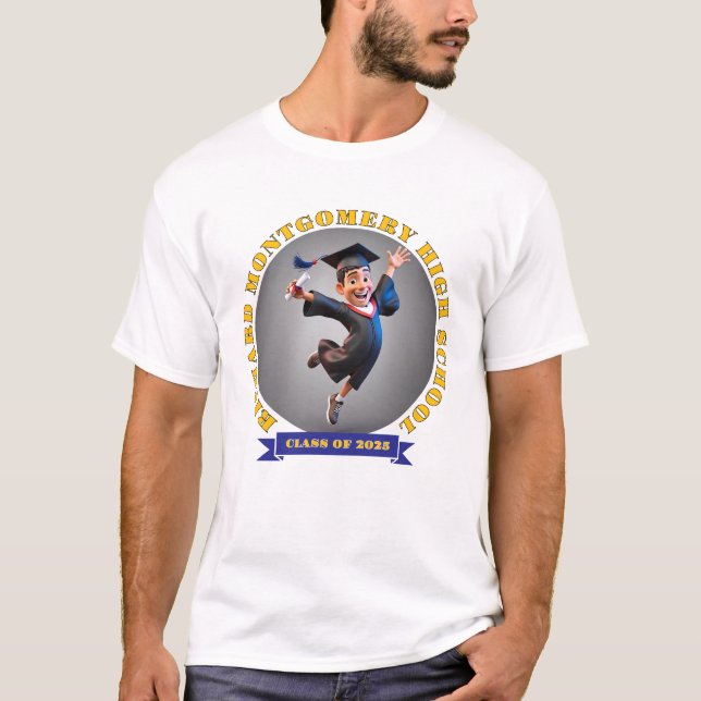CAMISETA " GRADUACIÓN 2025 " (Anverso)