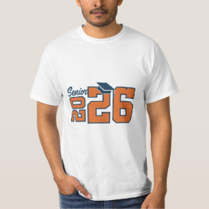 Camiseta Graduación 2026" "Clase Senior de 2026" Retro
