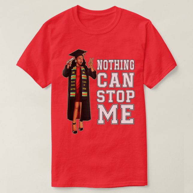 Camiseta Graduación afroamericana de 2020  (Diseño del anverso)