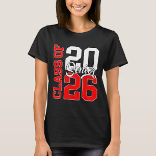 Camiseta Graduación Chicos Chicas 2026 Clase Superior De 20