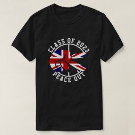 Camiseta Graduación Clase De 2025 Peace Out UK Graduate