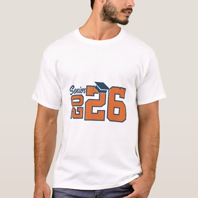 Camiseta Graduación Clase de Diseño de Estilo Retro 2026 |  (Anverso)
