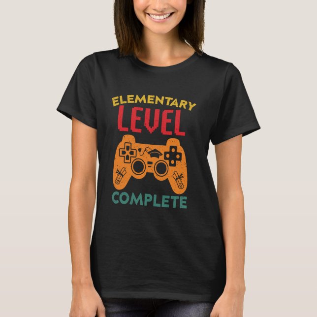 Camiseta Graduación completa de nivel elemental (Anverso)