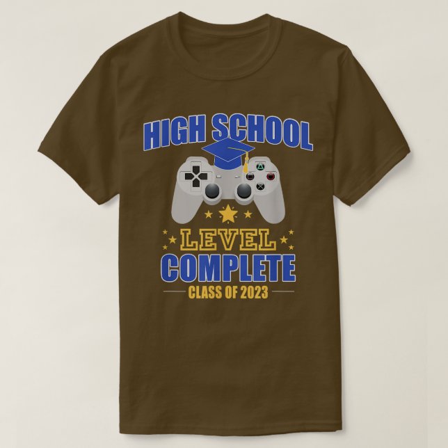 Camiseta Graduación Completa De Nivel Secundario De 2023 (Diseño del anverso)