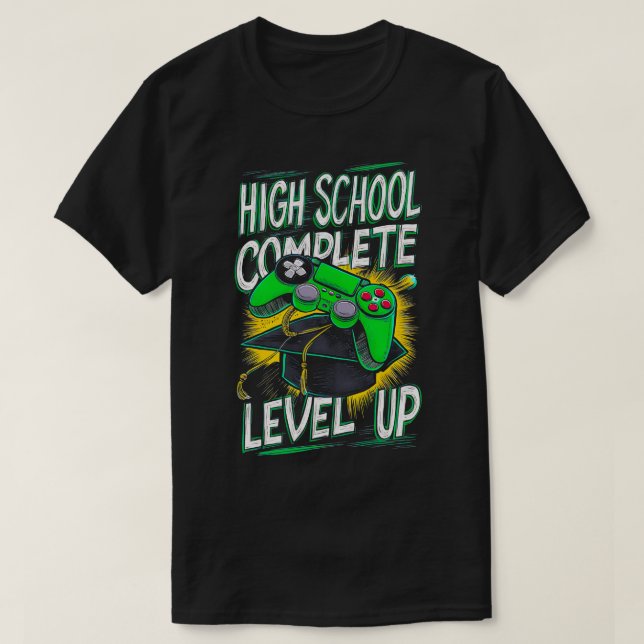 Camiseta Graduación Completa De Nivel Secundario De 2024 (Diseño del anverso)