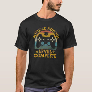 Camiseta Graduación completa de videojugador de nivel medio