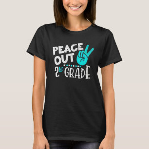 Camiseta Graduación de 2º grado de Peace Out School 2002