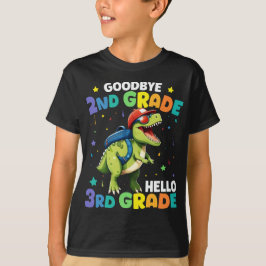 Camiseta Graduación de 2º grado T Rex Dinosaur