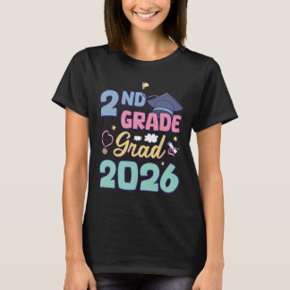Camiseta Graduación de 2do Grado 2026 Orgulloso Graduado Se