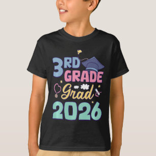 Camiseta Graduación de 3er Grado 2026 Graduado Orgulloso Te