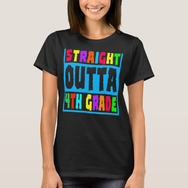 Camiseta Graduación de 4º Grado Directo (Anverso)