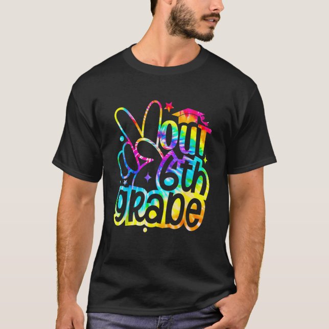 Camiseta Graduación de 6º Grado de Paz El Día De La Escuela (Anverso)