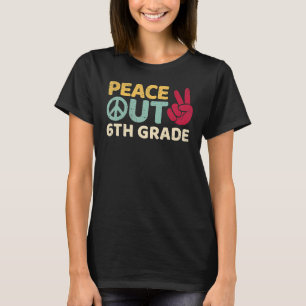 Camiseta Graduación de 6º Grado de Paz El Día De La Escuela