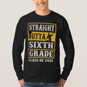 Camiseta Graduación de 6to Grado Para Chicas Sus Estudiante