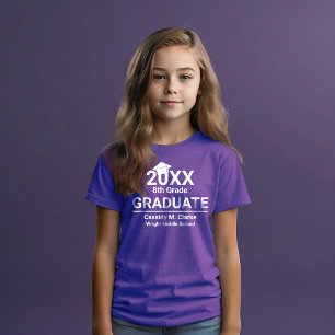 Camiseta Graduación de 8vo Grado Minimalista