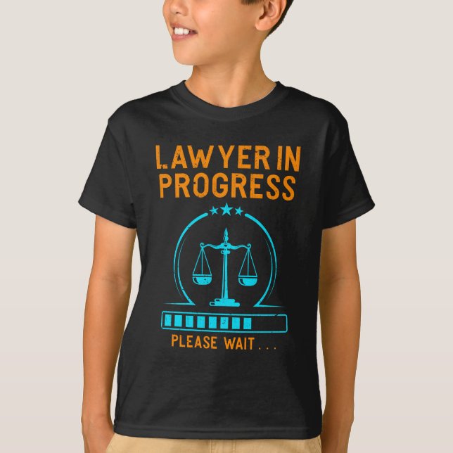Camiseta Graduación de abogado divertida que carga (Anverso)