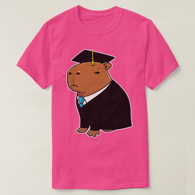 Camiseta Graduación de Capibara (Diseño del anverso)
